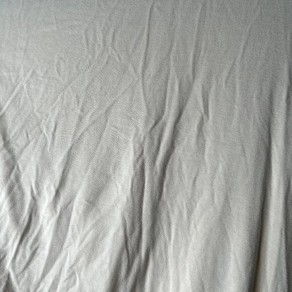 Marina Moscone Collective Cream Sleeveless Ruched Tank Top Women's Size Large L - Picture 8 of 9